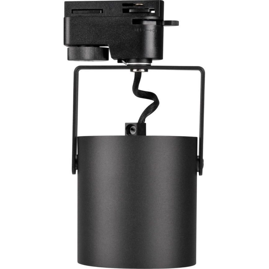 Foco para sistema de carril MINOR 1xGU10/10W/230V preto