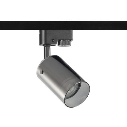Foco para sistema de carril SMOKY 1xGU10/10W/230V preto
