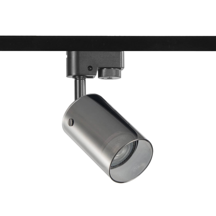 Foco para sistema de carril SMOKY 1xGU10/10W/230V preto