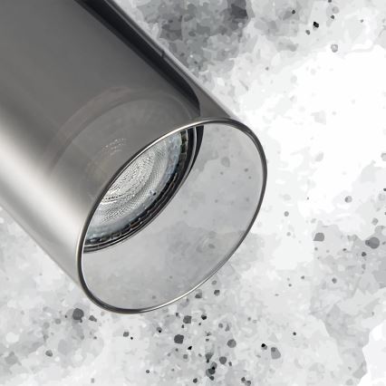Foco para sistema de carril SMOKY 1xGU10/10W/230V preto
