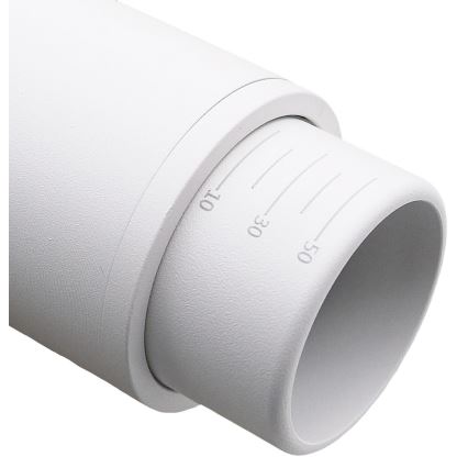 Foco para sistema de carril trifásico MICA 1xGU10/25W/230V branco