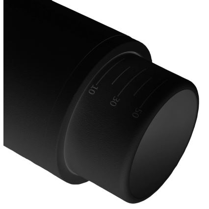 Foco para sistema de carril trifásico MICA 1xGU10/25W/230V preto