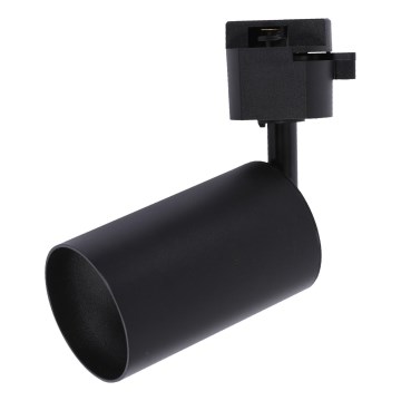 Foco para sistema de carris monofásico TRACER 1xGU10/10W/230V preto