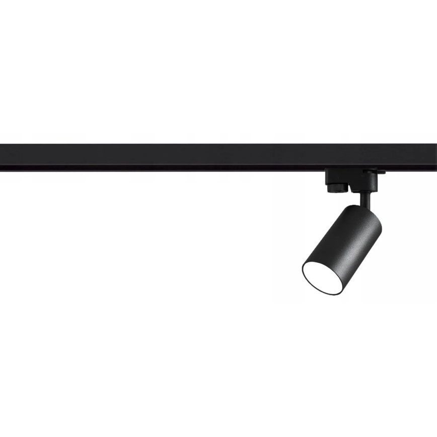 Foco para sistema de trilho monofásico 1xGU10/10W/230V preto