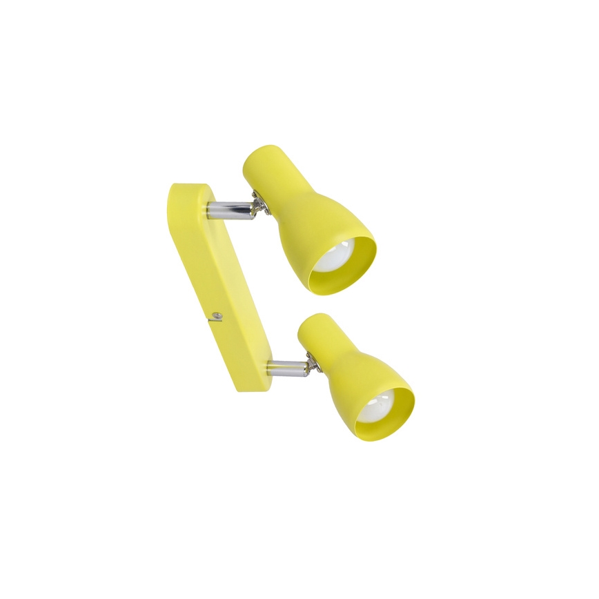 Foco PICARDO 2xE14/40W/230V amarelo