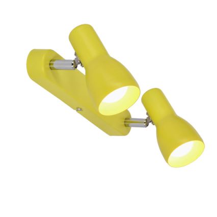 Foco PICARDO 2xE14/40W/230V amarelo