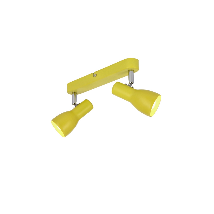 Foco PICARDO 2xE14/40W/230V amarelo