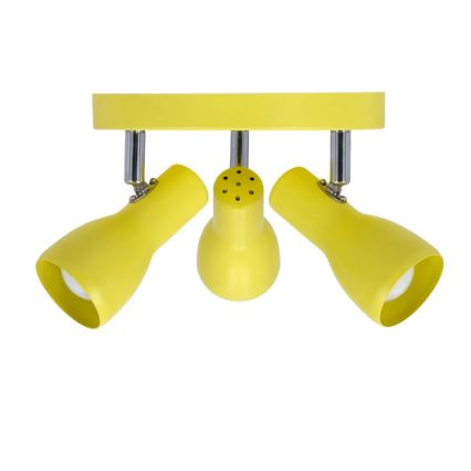 Foco PICARDO 3xE14/40W/230V amarelo