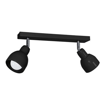 Foco PIK 2xE27/60W/230V preto antigo