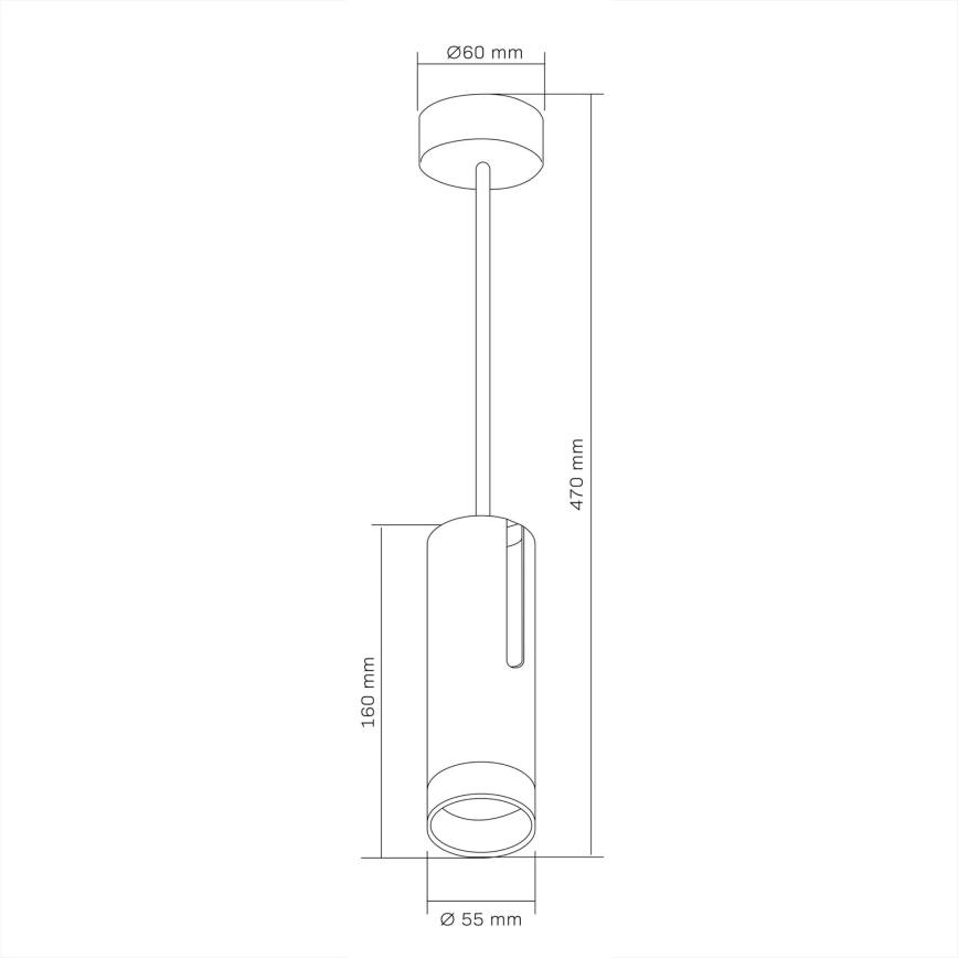 Foco PORTO 1xGU10/10W/230V preto
