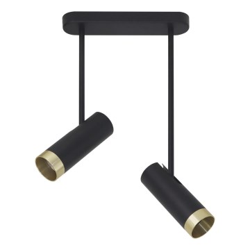 Foco PORTO 2xGU10/10W/230V preto