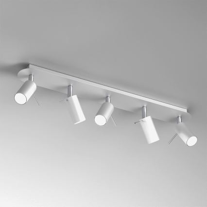 Foco PRESTON 5xGU10/40W/230V branco/cromado