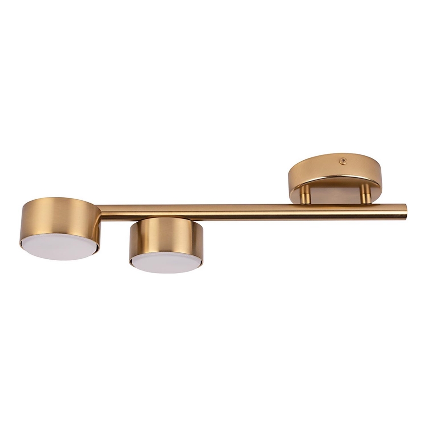 Foco PUNTO 2xGX53/12W/230V dourado