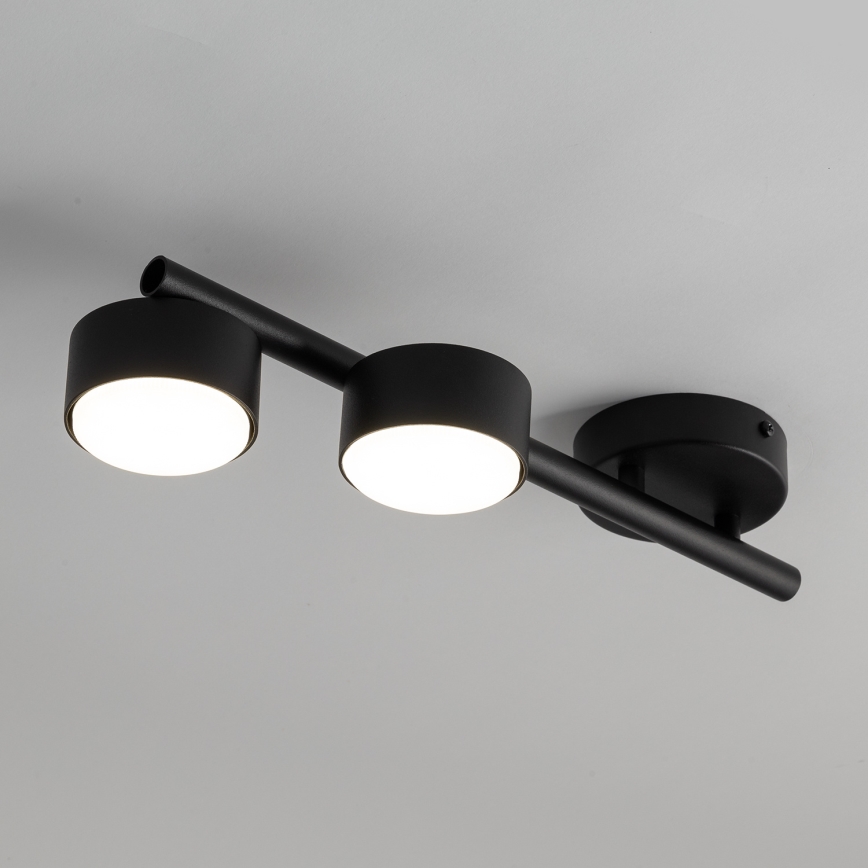 Foco PUNTO 2xGX53/12W/230V preto