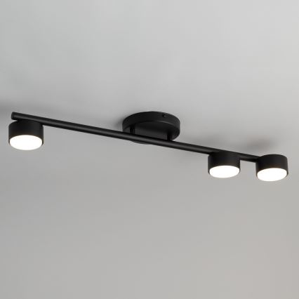 Foco PUNTO 3xGX53/12W/230V preto