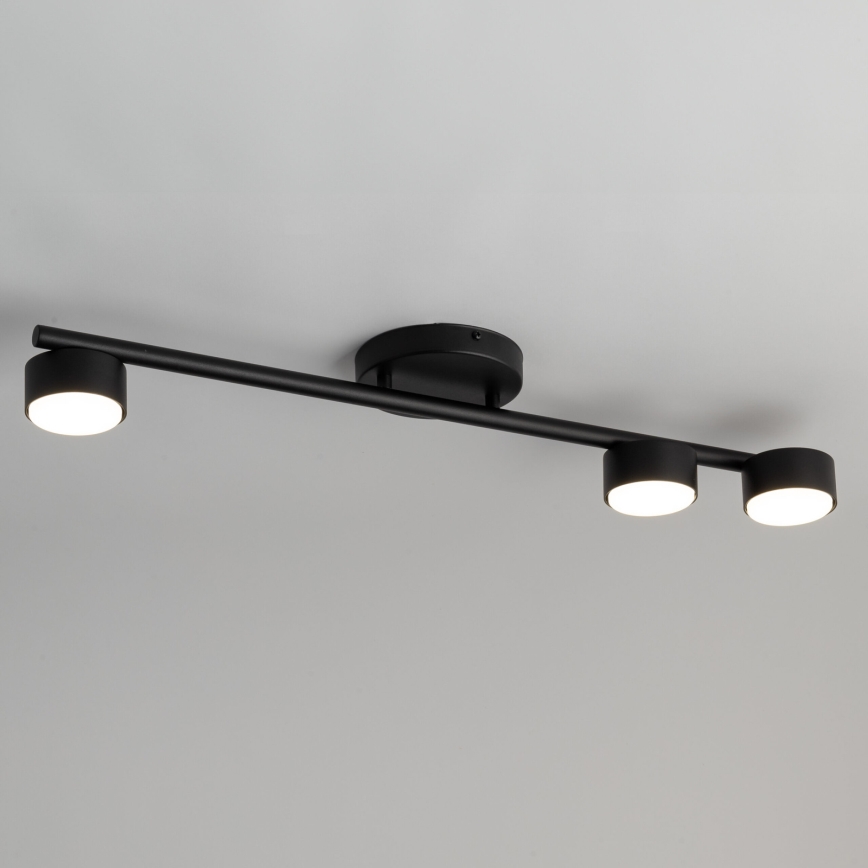 Foco PUNTO 3xGX53/12W/230V preto
