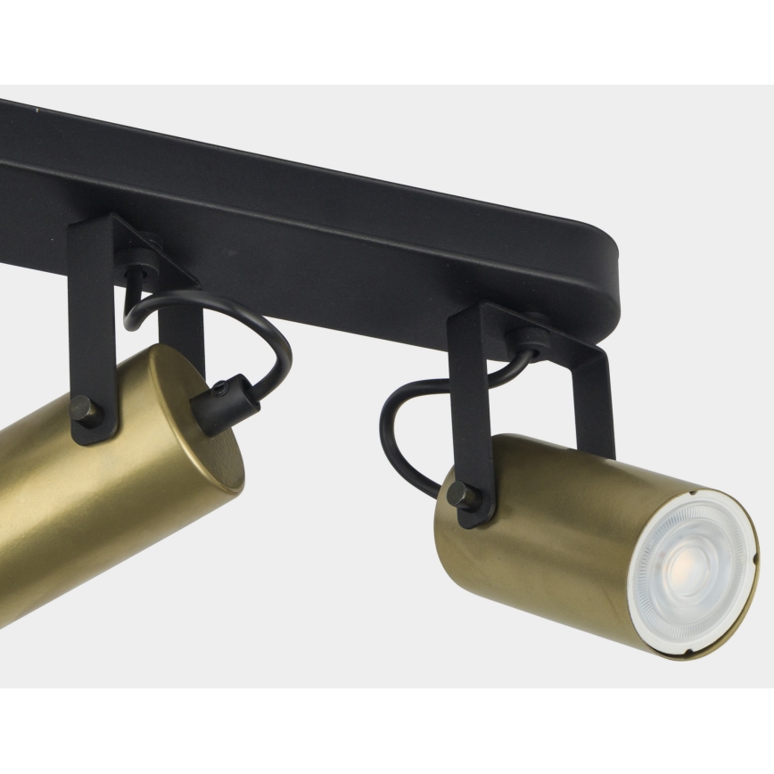 Foco REDO 3xGU10/10W/230V dourado/preto