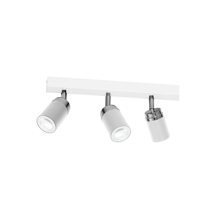 Foco RENO 6xGU10/8W/230V branco/cromado brilhante