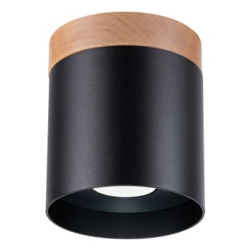 Foco RIF 1xGU10/10W/230V diâmetro 12 cm preto