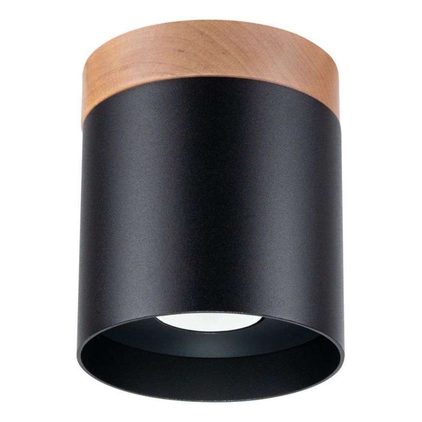 Foco RIF 1xGU10/10W/230V diâmetro 12 cm preto