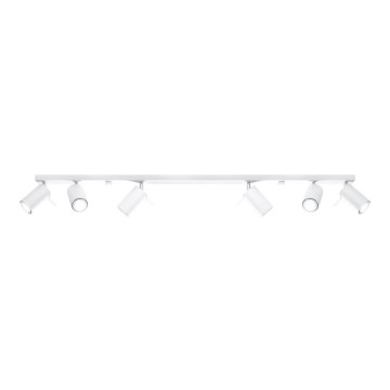 Foco RING 6L 6xGU10/10W/230V branco