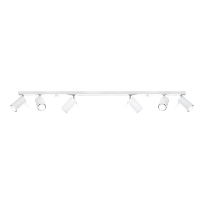 Foco RING 6L 6xGU10/10W/230V branco