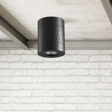 Foco RUBIN 1xGU10/10W/230V preto
