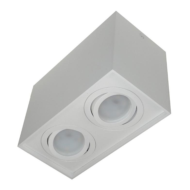 Foco SIROCO 2xGU10/30W/230V branco