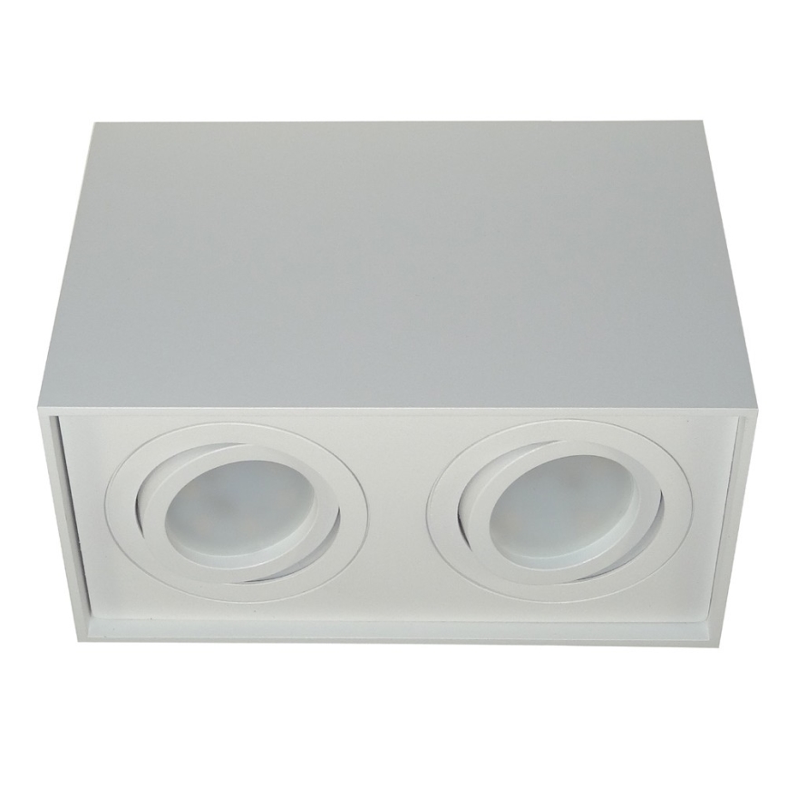 Foco SIROCO 2xGU10/30W/230V branco