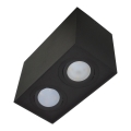 Foco SIROCO 2xGU10/30W/230V preto