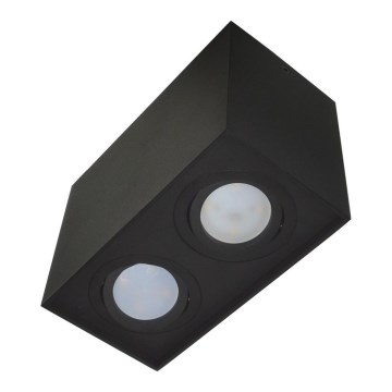 Foco SIROCO 2xGU10/30W/230V preto