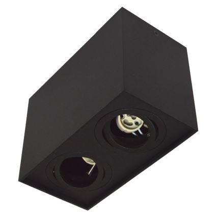 Foco SIROCO 2xGU10/30W/230V preto