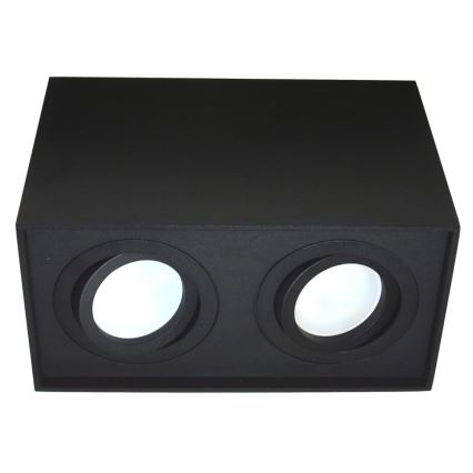 Foco SIROCO 2xGU10/30W/230V preto