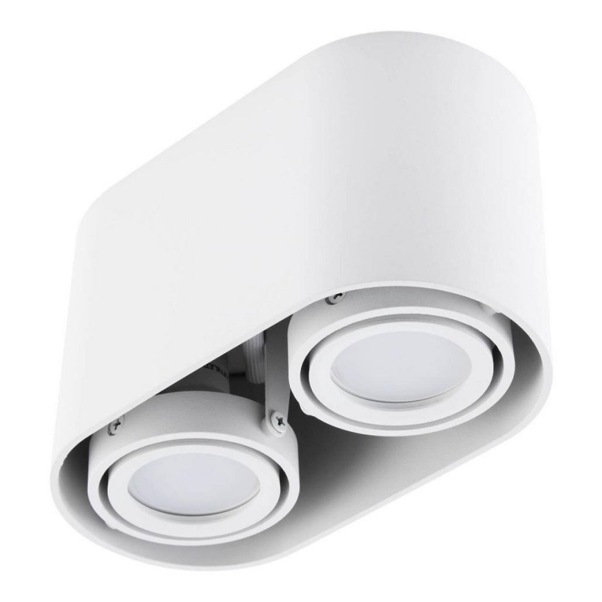Foco SIROK 2xGU10/30W/230V branco