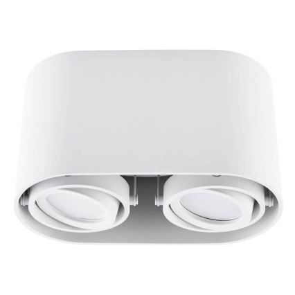 Foco SIROK 2xGU10/30W/230V branco