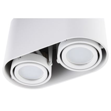 Foco SIROK 2xGU10/30W/230V branco