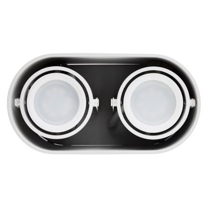 Foco SIROK 2xGU10/30W/230V branco