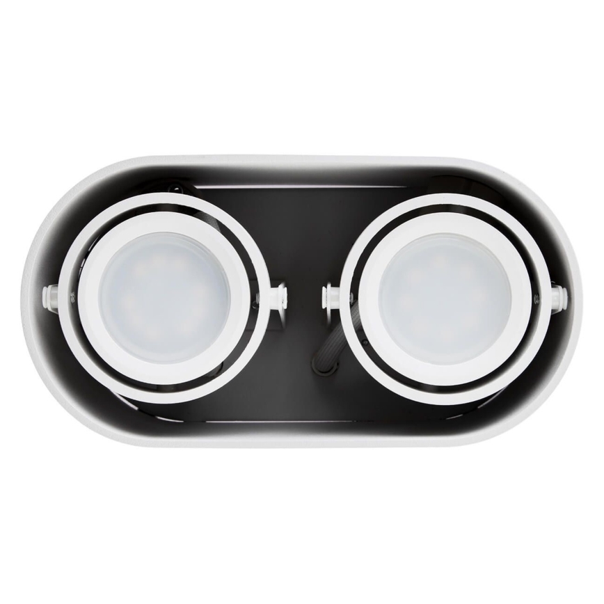 Foco SIROK 2xGU10/30W/230V branco