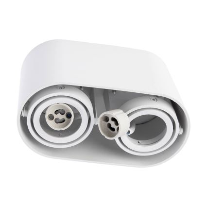 Foco SIROK 2xGU10/30W/230V branco