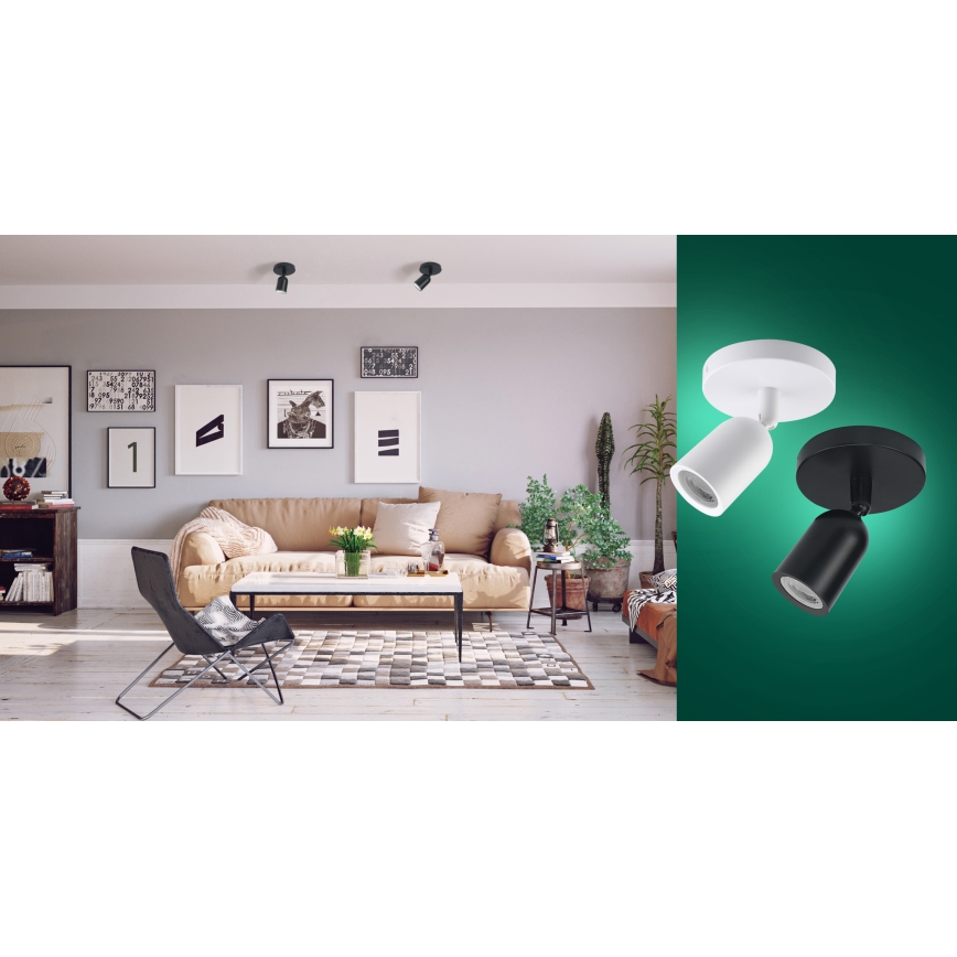 Foco SOLIS 1xGU10/6W/230V preto