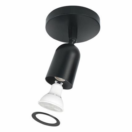 Foco SOLIS 1xGU10/6W/230V preto