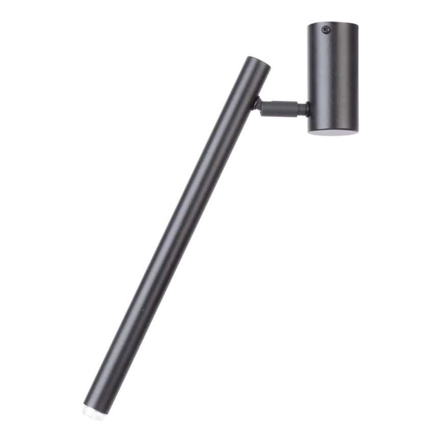 Foco STALACTITE 1xG9/2,5W/230V 40 cm preto