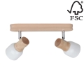 Foco SVANTJE 2xE14/40W/230V bétula - certificado por FSC