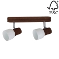 Foco SVANTJE 2xE14/40W/230V faia - certificado por FSC