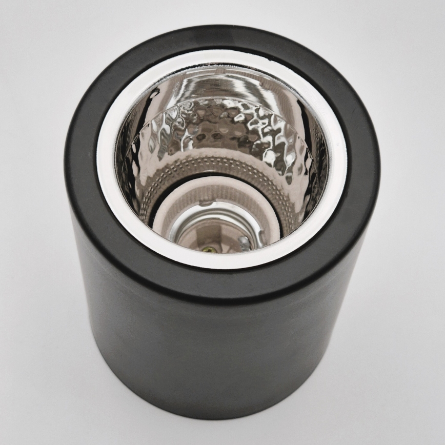 Foco TACO 1xE27/15W/230V preto