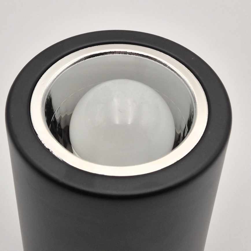 Foco TACO 1xE27/15W/230V preto