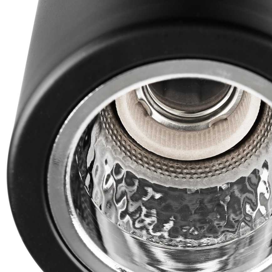 Foco TACO 1xE27/15W/230V preto