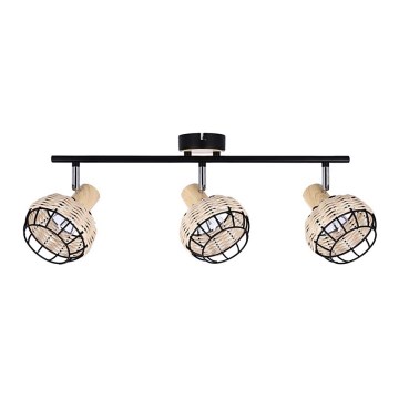 Foco TAJGA 3xE14/40W/230V vime/preto