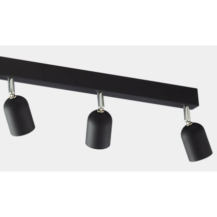 Foco TOP 6xGU10/10W/230V preto