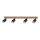 Foco TOP WOOD 4xGU10/10W/230V preto/madeira